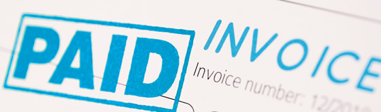 Paid invoice for E-Tank equipment rental, illustrating clear billing and transparent invoicing practices