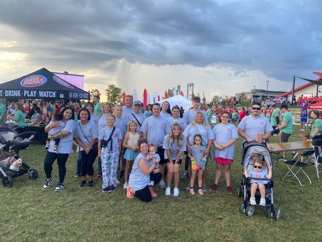 E-Tank employees and families participating in community Heart Walk event supporting health and wellness initiatives