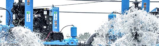 Industries served by E-Tank: environmental remediation water treatment and filtration system operating on site.